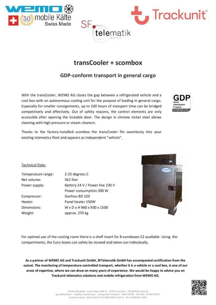 SFTelematik GmbH - Fyler transCooler 2